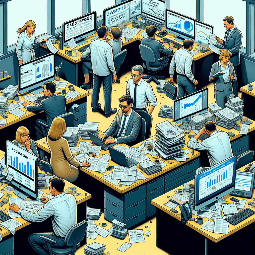 Manejando a los compañeros de trabajo que sabotean: Estrategias y soluciones