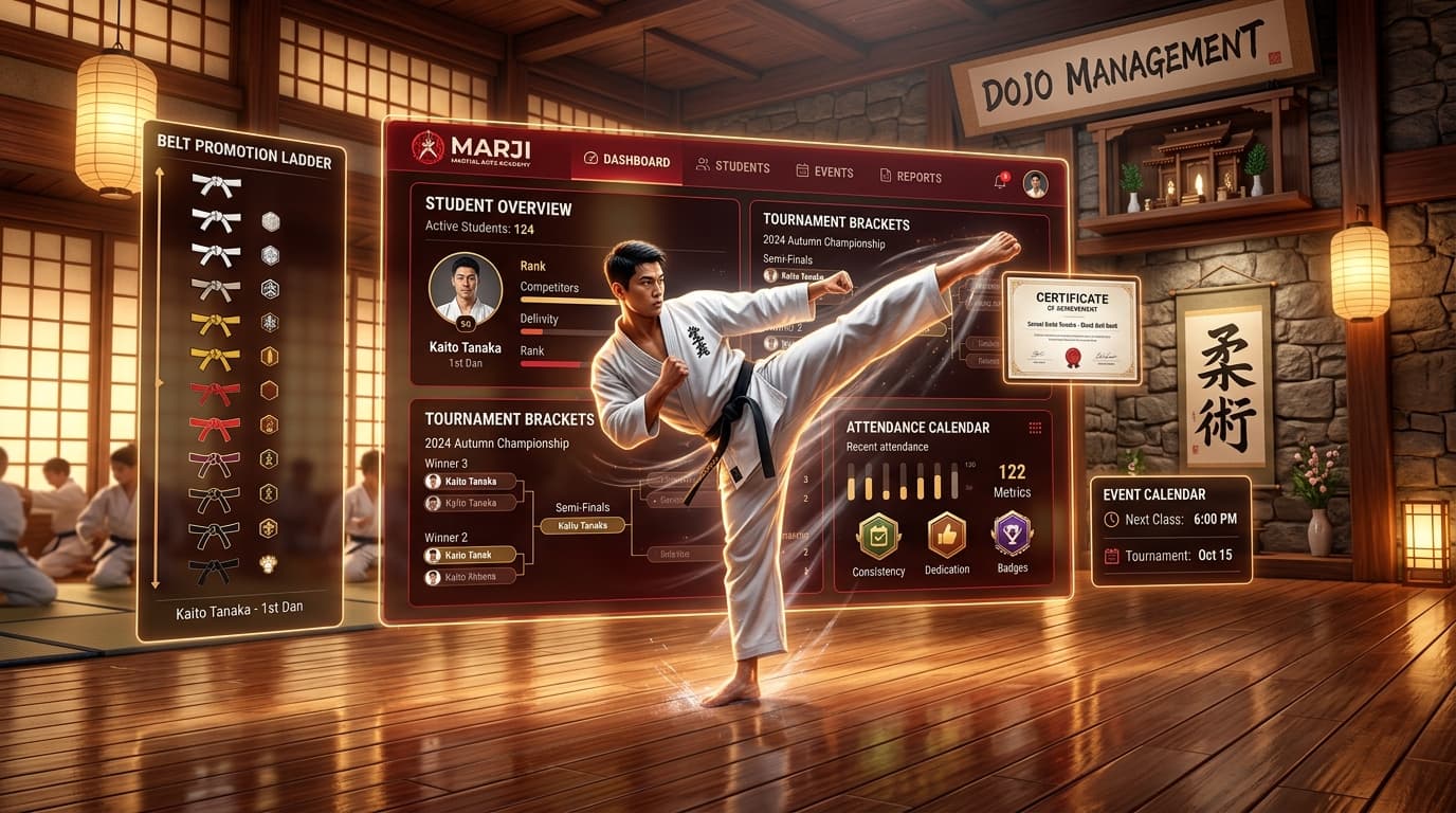 Gestor de Dojo - Artes Marciales